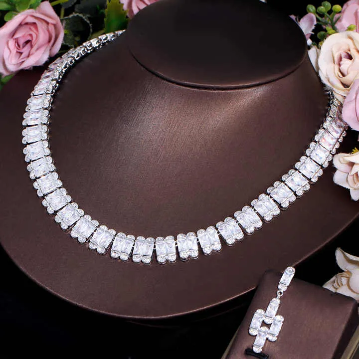 مجموعة مجوهرات فاخرة عالية الجودة من الزركونياHigh Quality Luxury Zirconia Jewelry Set