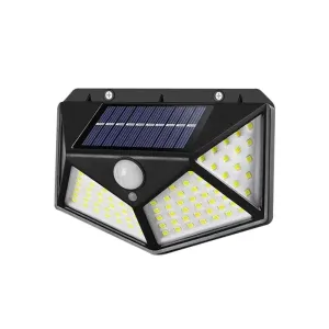 100led Solar Wall Lamp Waterproof Motion Sensor Solar Powered Street Lamp for Garden Railing Decoration