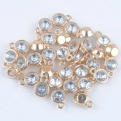 12pcs/lot mixed Birthstone charms 11mm Acrylic gold pendant for Diy Personalized Necklace and Bracelet Free shipping XY160419