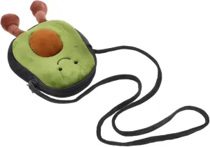 1PC Cute Avocado Crossbody Bag for Multi Purpose Storage Coin Pouch Cartoon Phone Holder for Students for Daily Use and Shopping Durable Comfortable Material