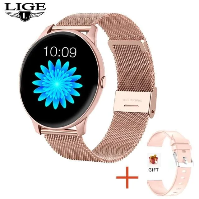 2021 New Color Screen Smart Watch Women Men Waterproof Sport Fitness watch Heart rate blood pressure tracker For Xiaomi Huawei