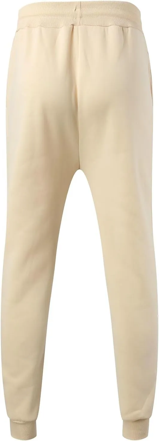 2024 Cargo Sweatpants for Men Stylish Fleece Joggers Pants Elastic Waist Baggy Drawstring Trousers Bottoms with Pockets