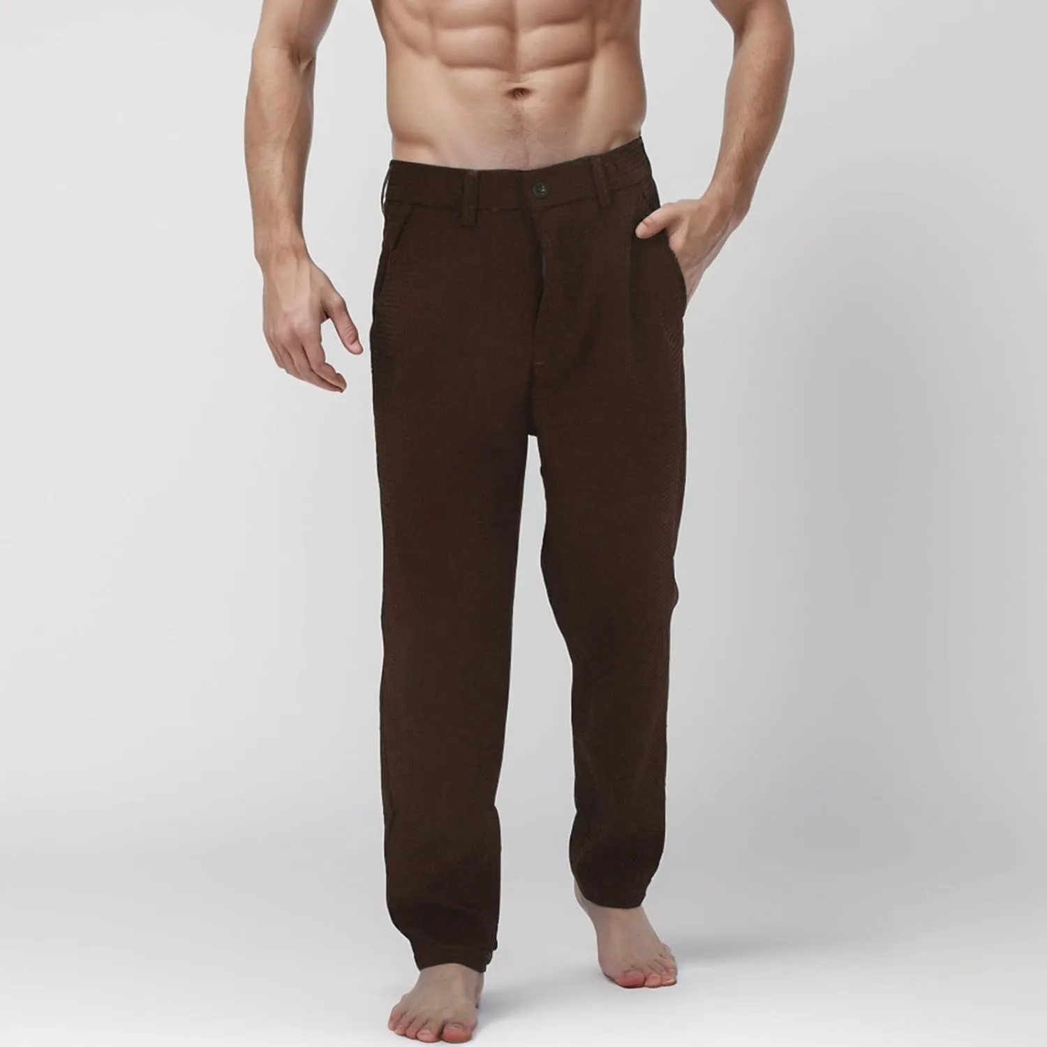 2024 Mens Golf Pants Fashion Casual Stretch Slim Fit Joggers Pants Hiking Travel Work Dress Pants Men Stylish Trousers