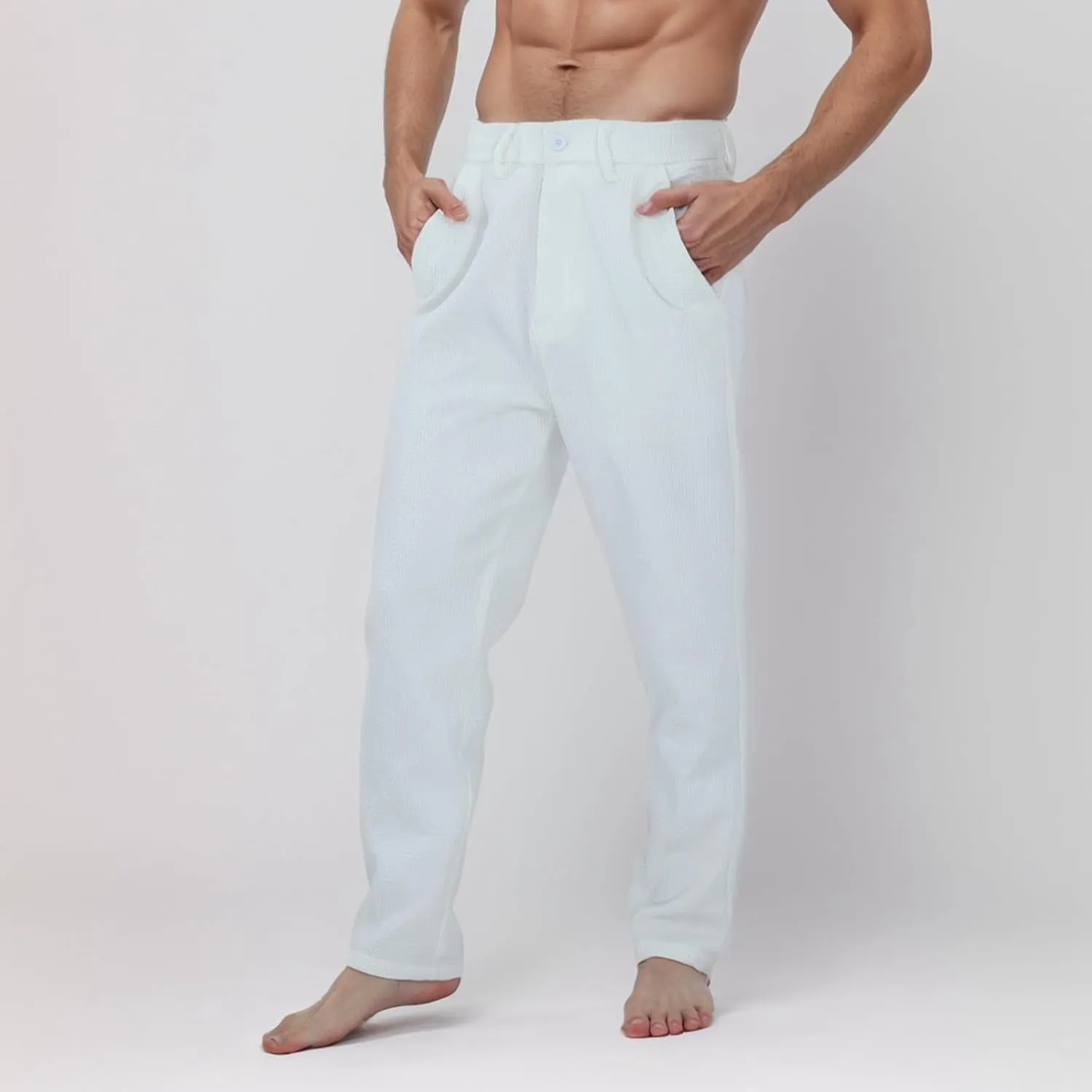 2024 Mens Golf Pants Fashion Casual Stretch Slim Fit Joggers Pants Hiking Travel Work Dress Pants Men Stylish Trousers