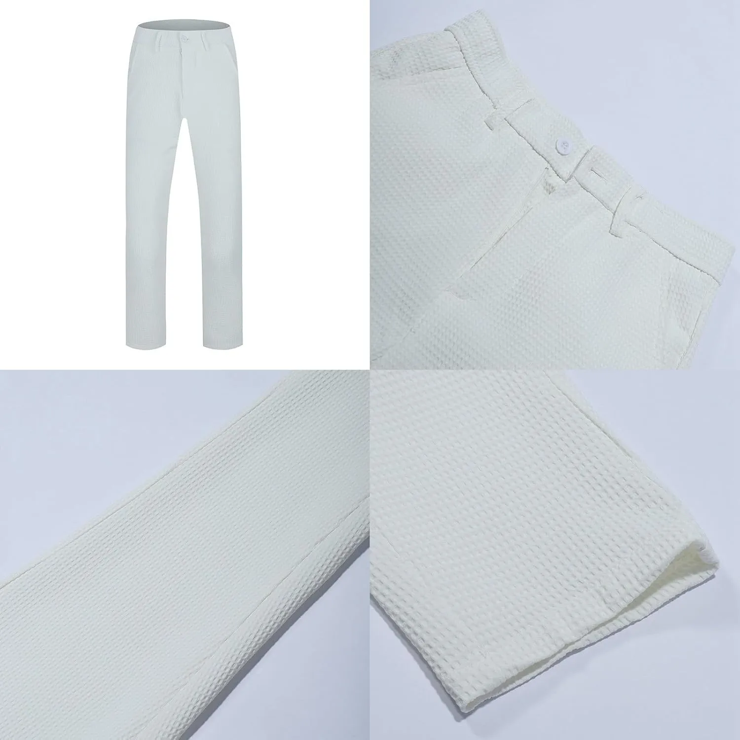 2024 Mens Golf Pants Fashion Casual Stretch Slim Fit Joggers Pants Hiking Travel Work Dress Pants Men Stylish Trousers