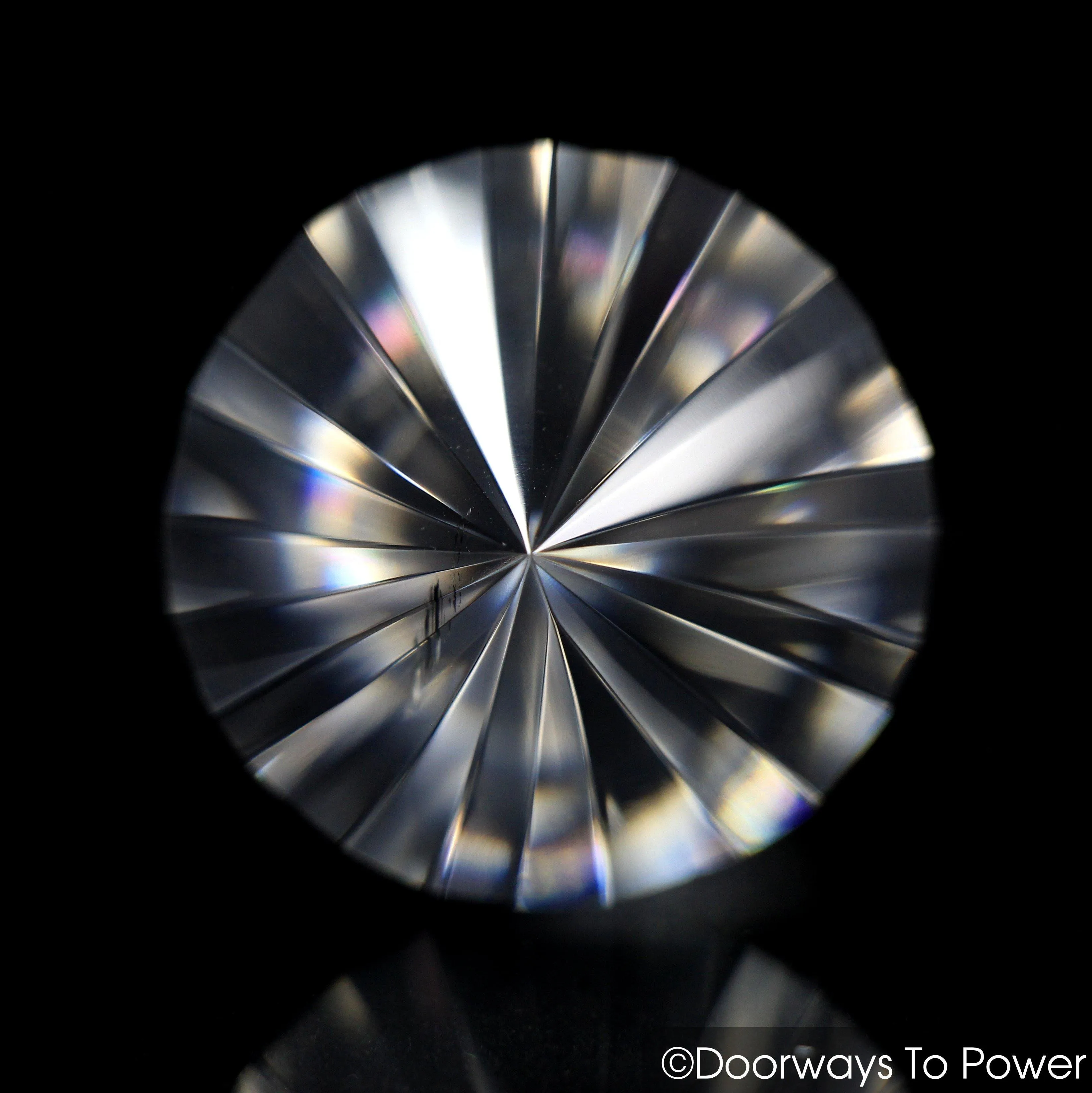 24 Sided Vogel Healing Quartz Crystal Wand 'Elevated Consciousness'