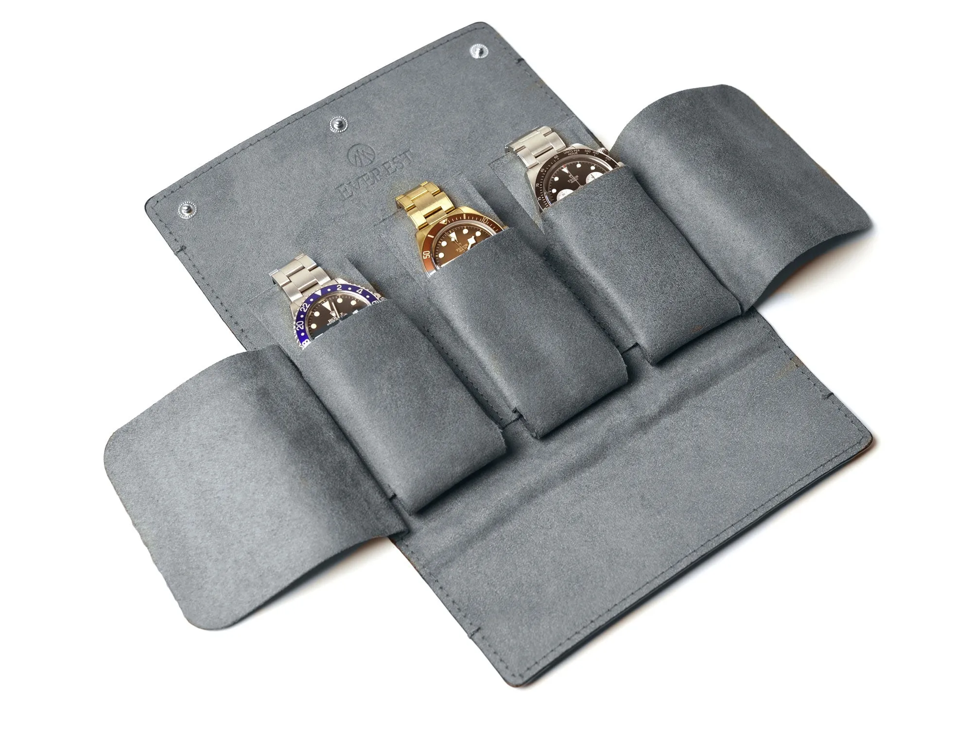 3 Slot Watch Wallet Blue