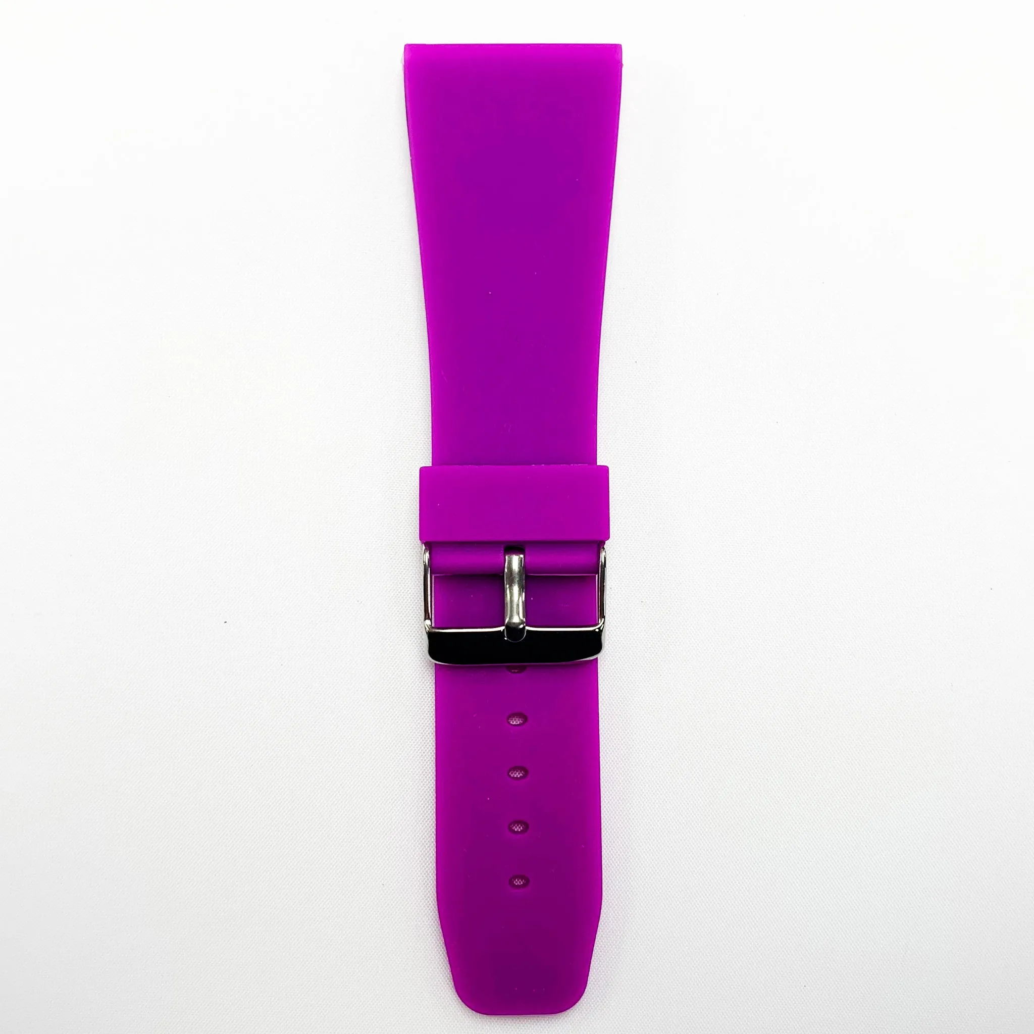 30 MM Silicone Special Watch Band Purple Color Quick Release Regular Size Big Watch Strap