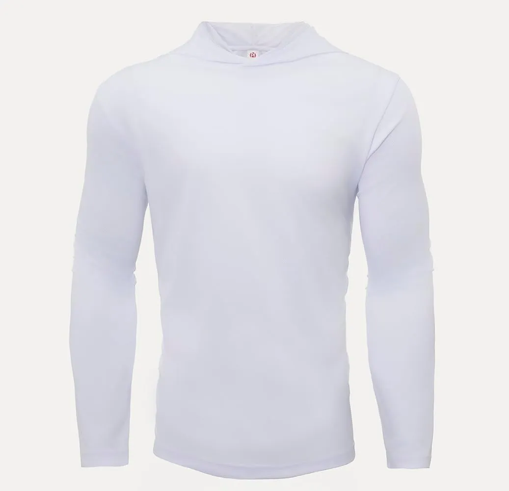 5 Pack Mens Long Sleeve Sun Protection Hooded Shirt Quick Dry Lightweight &Comfortable for Athletic Work Out Rash Guard