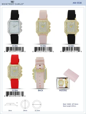 5538 - Montres Carlo Jewlery Gift Box with PU Band Watch