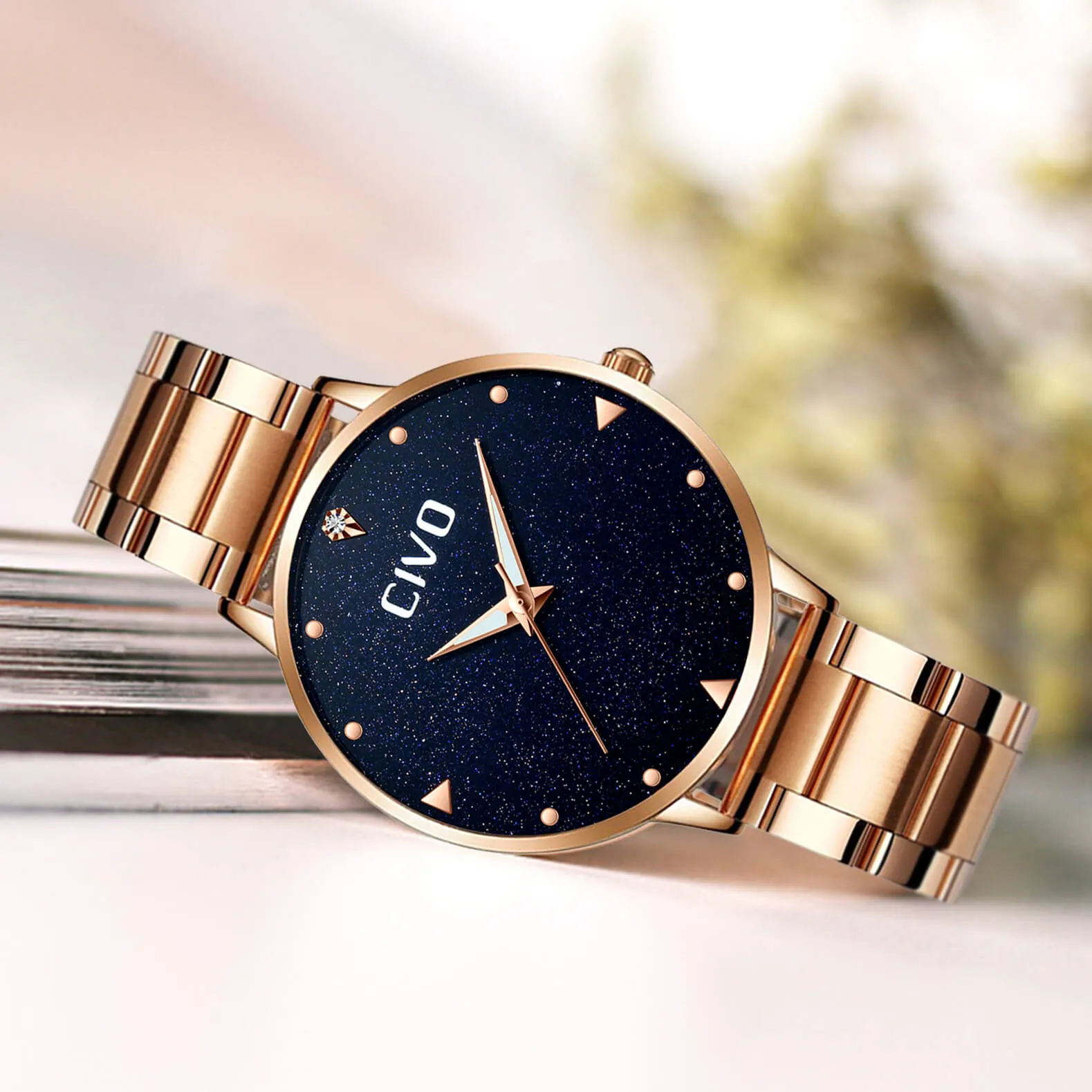 8002C | Quartz Women Watch | Stainless Steel Band