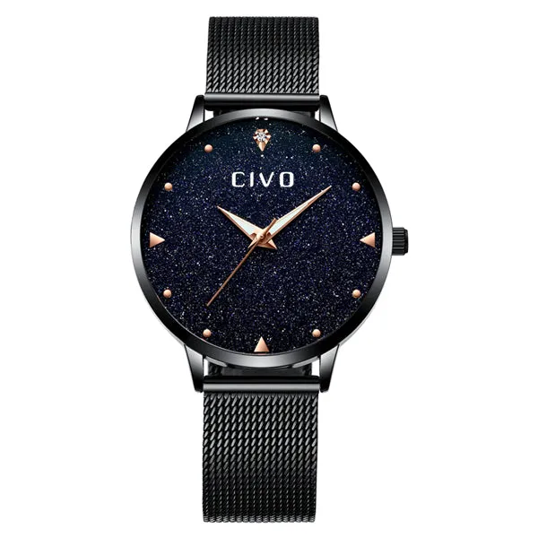 8002C | Quartz Women Watch | Stainless Steel Band