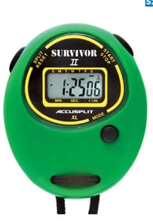 Accusplit Survivor II Stopwatch with Cherry (translucent red) Case