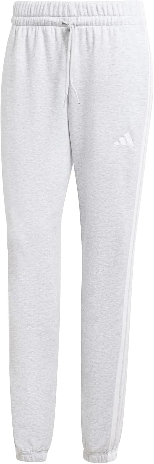 adidas Women's Essentials 3-Stripes French Terry Cuffed Pants