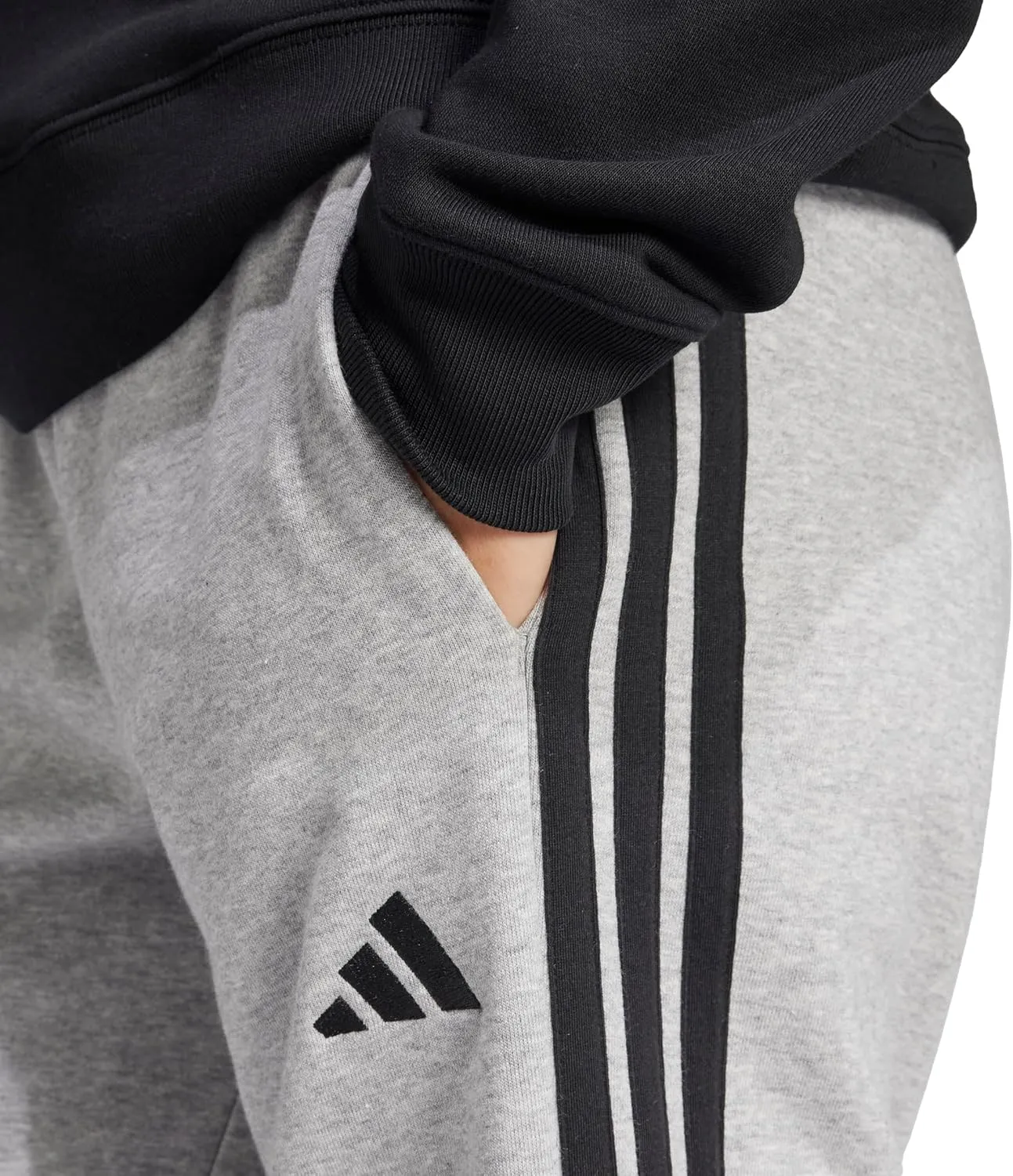 adidas Women's Essentials 3-Stripes French Terry Cuffed Pants
