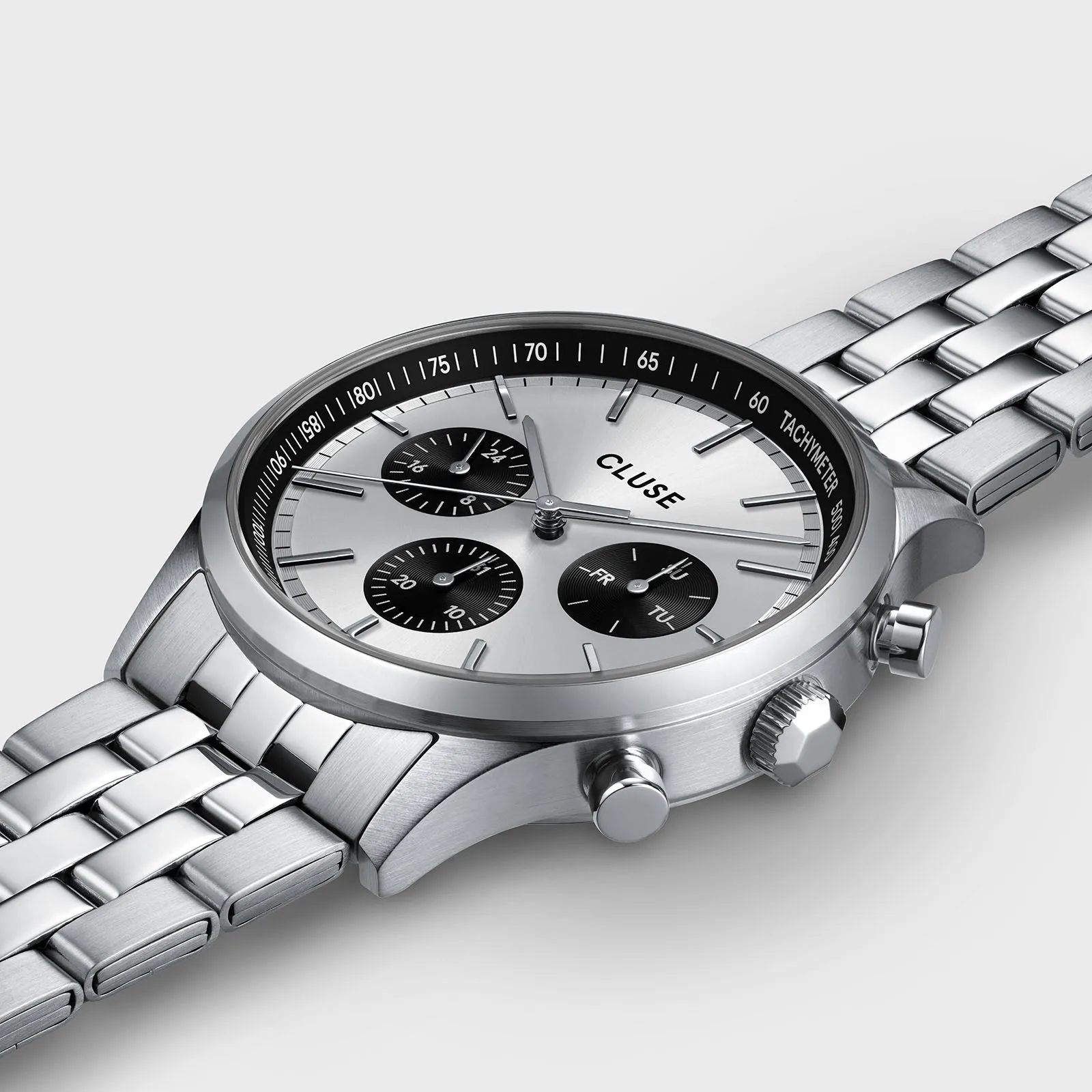 Anthéor Multifunction Watch Steel Silver, Silver Colour