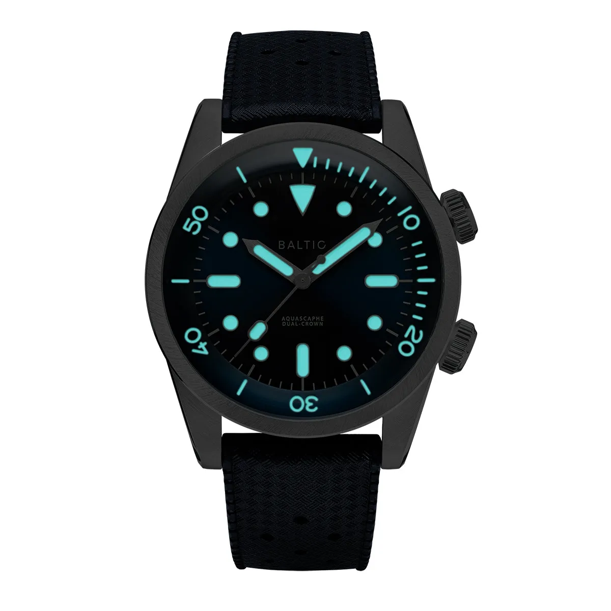 BALTIC AQUASCAPHE DUAL-CROWN BLUE