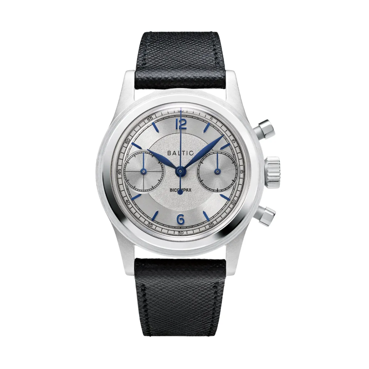 BALTIC BICOMPAX 003 SILVER (STITCHED SAFFIANO BLACK)