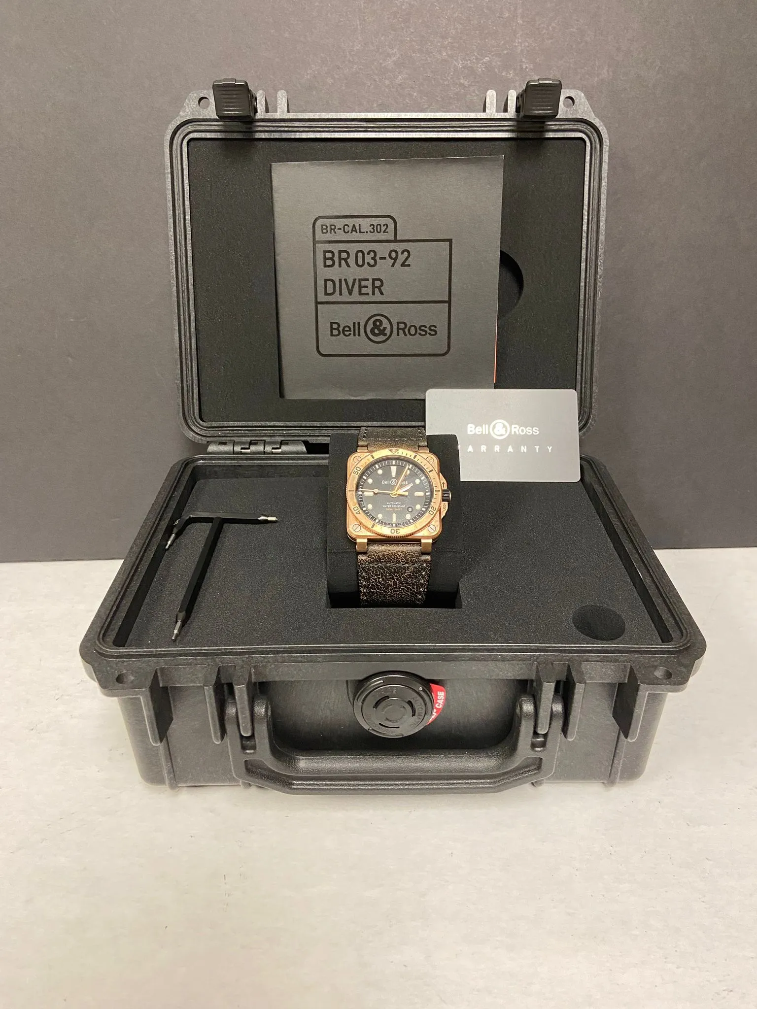 Bell & Ross Bronze Diver BR03-92-DIV Black Dial Automatic Men's Watch