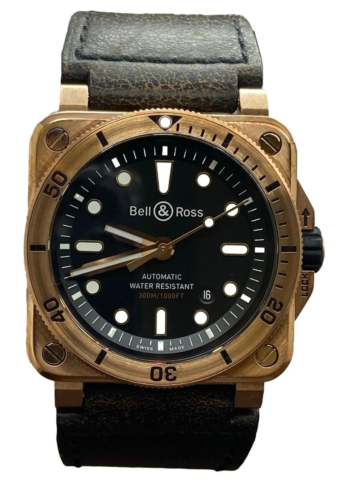 Bell & Ross Bronze Diver BR03-92-DIV Black Dial Automatic Men's Watch
