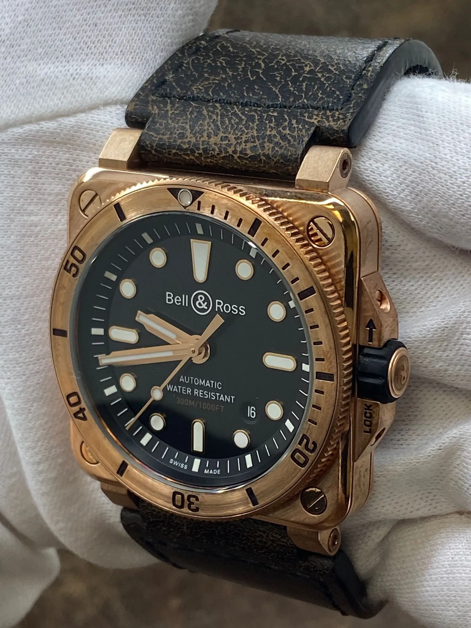 Bell & Ross Bronze Diver BR03-92-DIV Black Dial Automatic Men's Watch