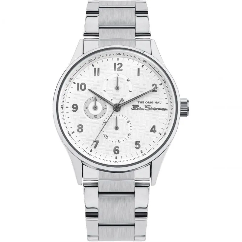 Ben Sherman BS021SM Men's Original Silver Chronograph Watch