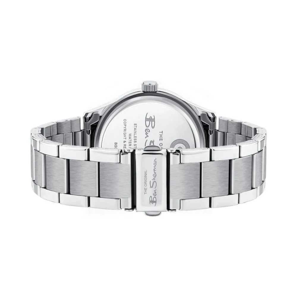 Ben Sherman BS021SM Men's Original Silver Chronograph Watch