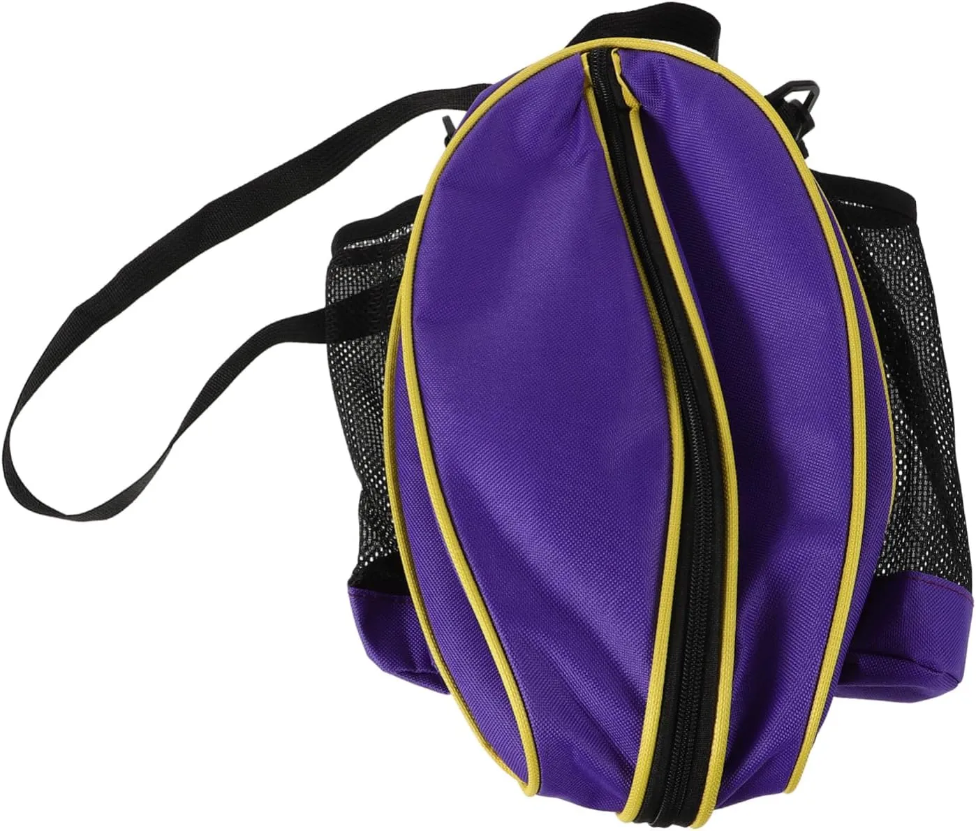 BESTonZON Rugby Ball Single Shoulder Backpack Durable Oxford Sports Bag with Side Pockets for Basketball Soccer Volleyball Comfortable Carry for Daily Activities and Athletic Needs