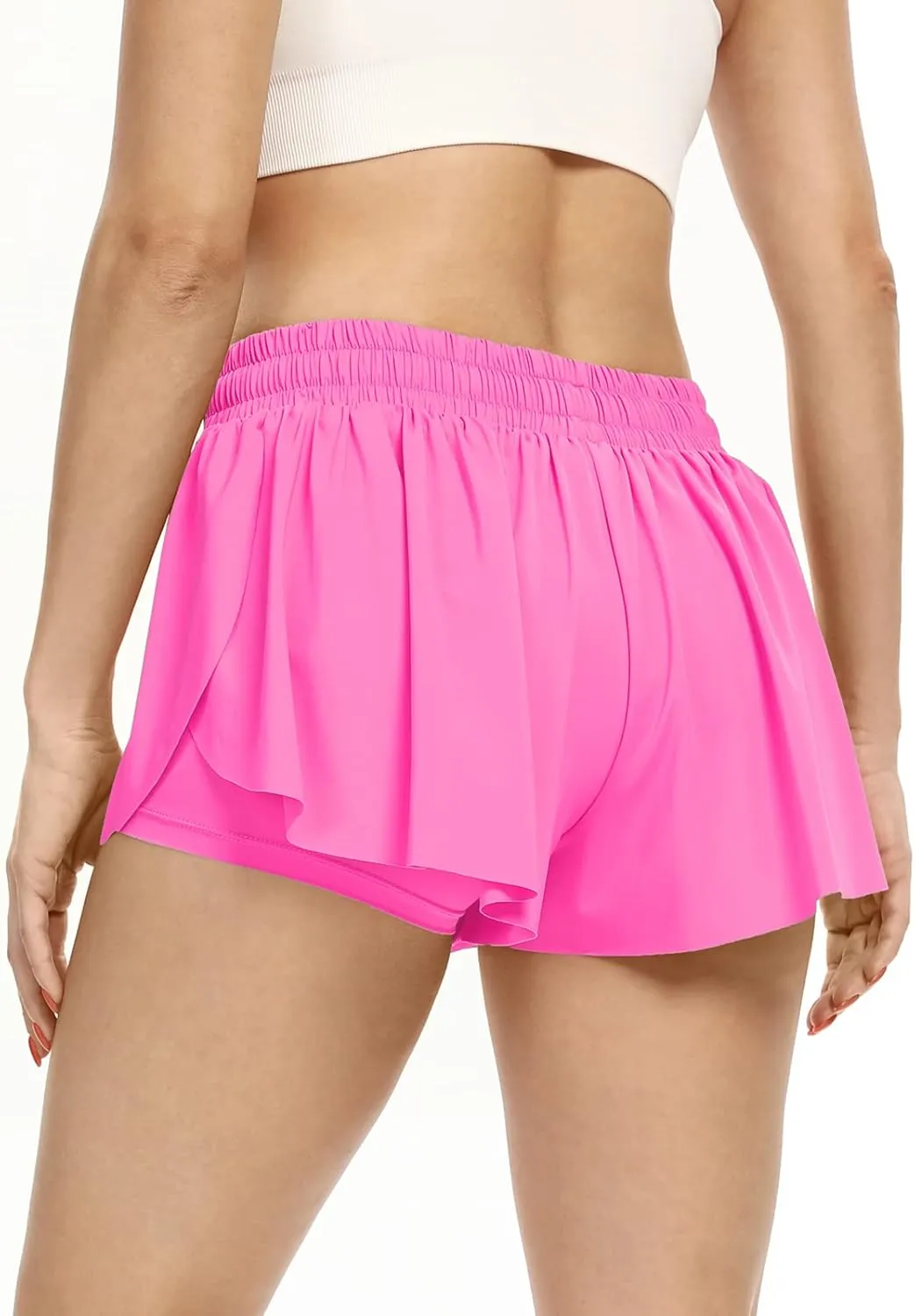 Blaosn Flowy Athletic Shorts for Women Gym Yoga Workout Running Short Pants Tennis Skort Skirt Cute Clothes Casual Summer