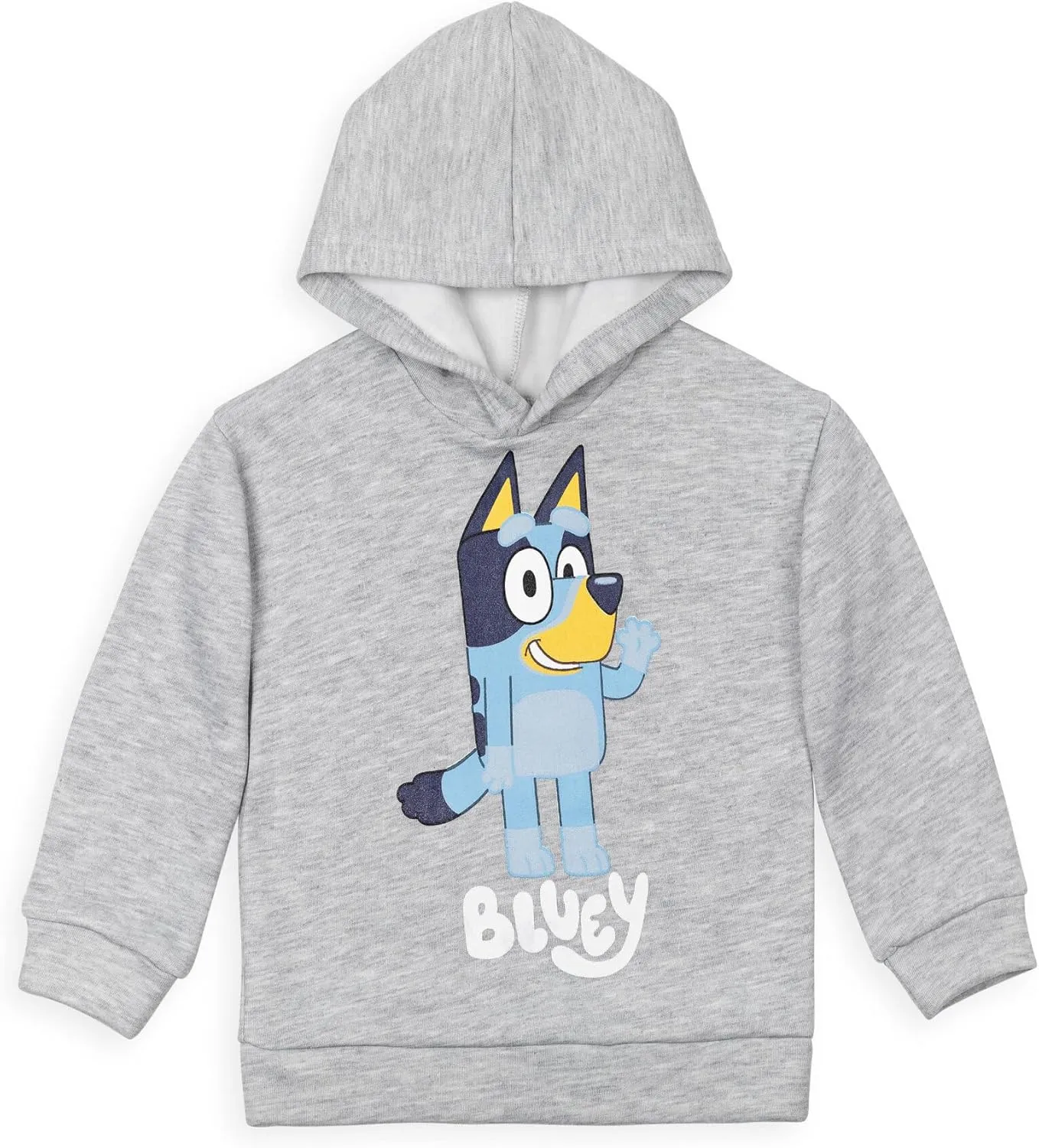 Bluey Fleece Pullover Hoodie and Pants Outfit Set Toddler to Little Kid Sizes (2T - 7-8)