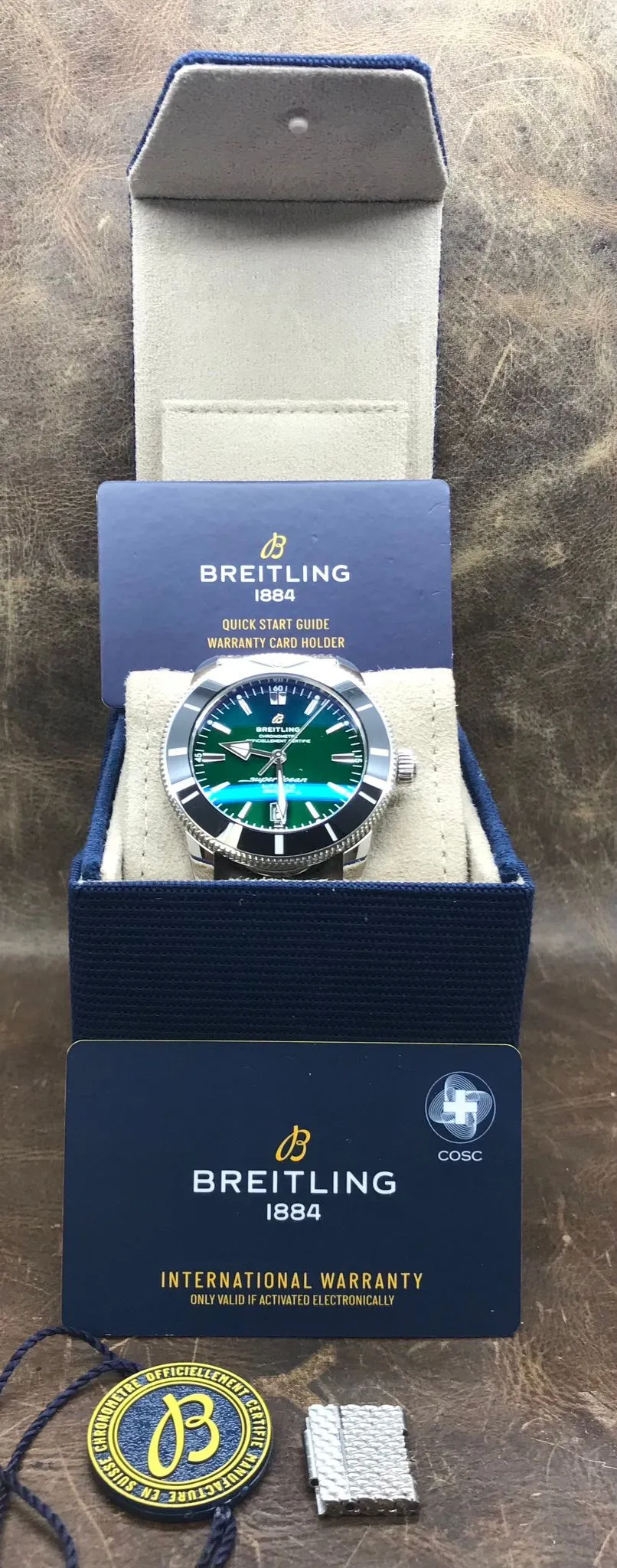 Breitling Superocean Heritage II  AB2020121L1A1 Green Dial Automatic Men's Watch