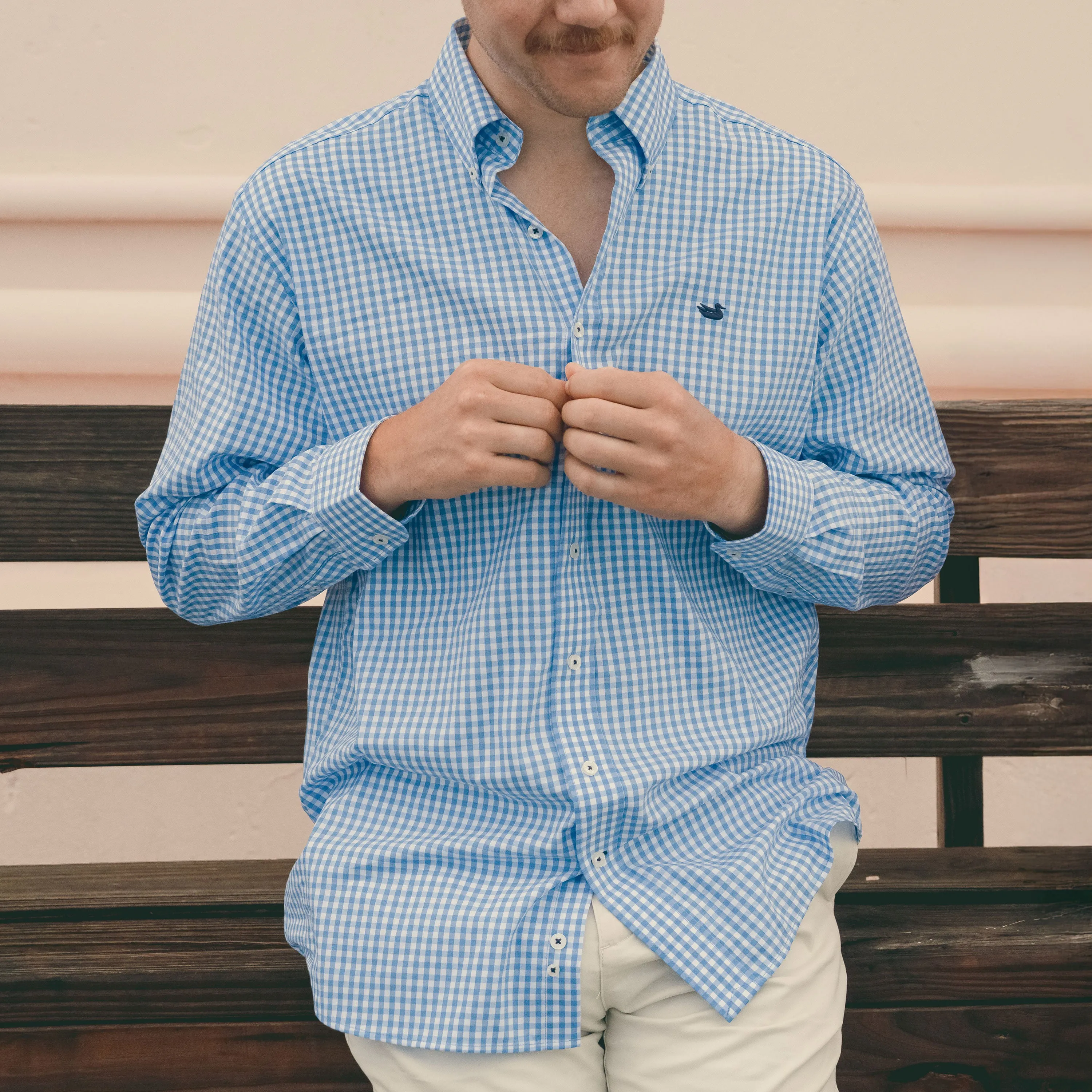 Brentwood Gingham Performance Dress Shirt