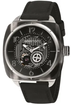 BRIS Watch Streamliner Skeleton Grey Acetate