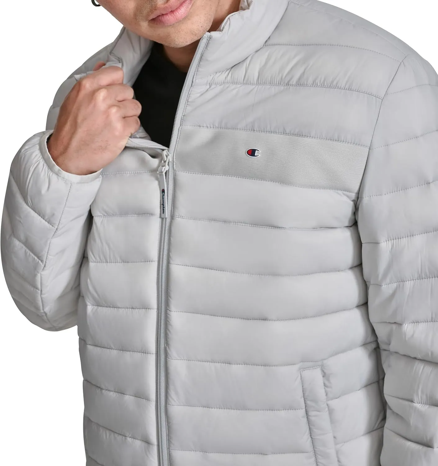 Champion Men's Lightweight Packable Puffer Jacket