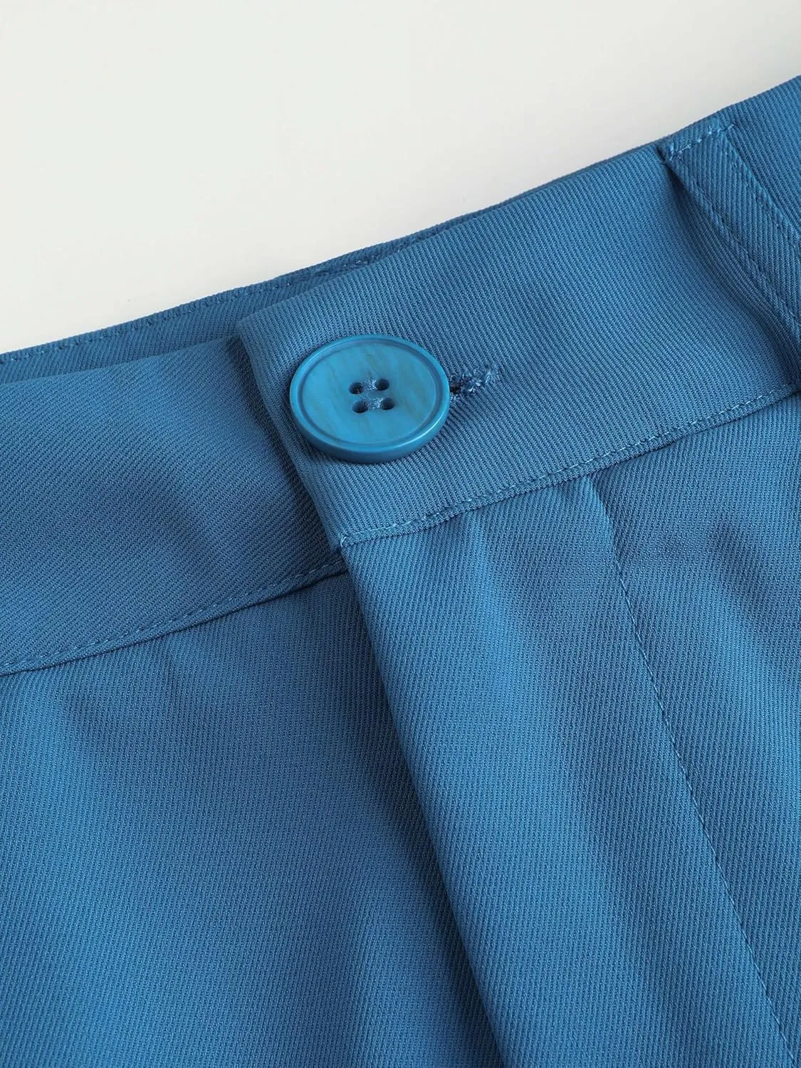 CIDER Milk Tea Pleated Wide Leg Trousers