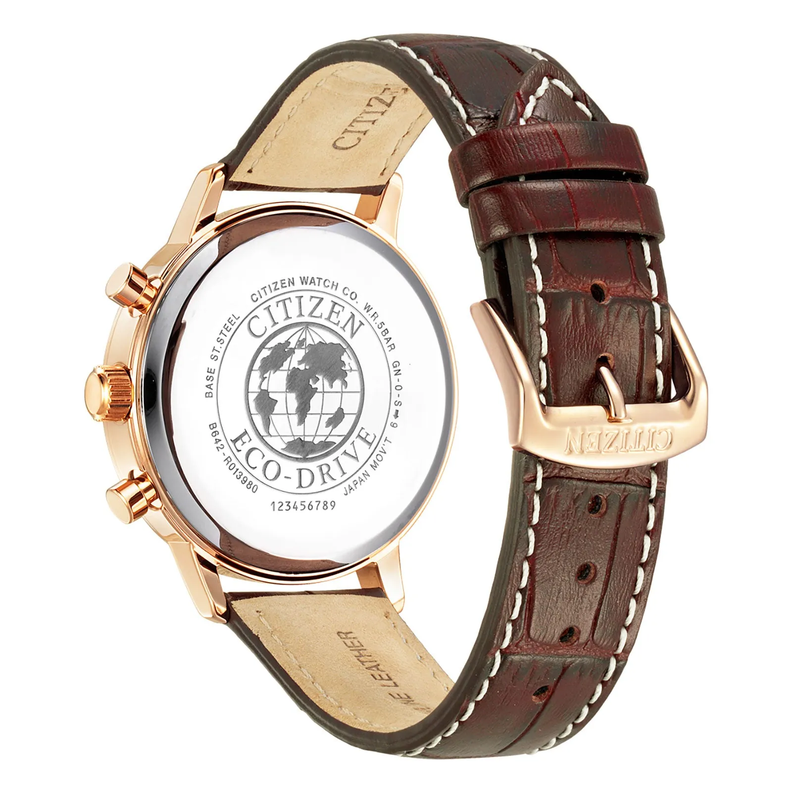 CITIZEN Men's Eco-Drive Chronograph Watch CA7063-12A