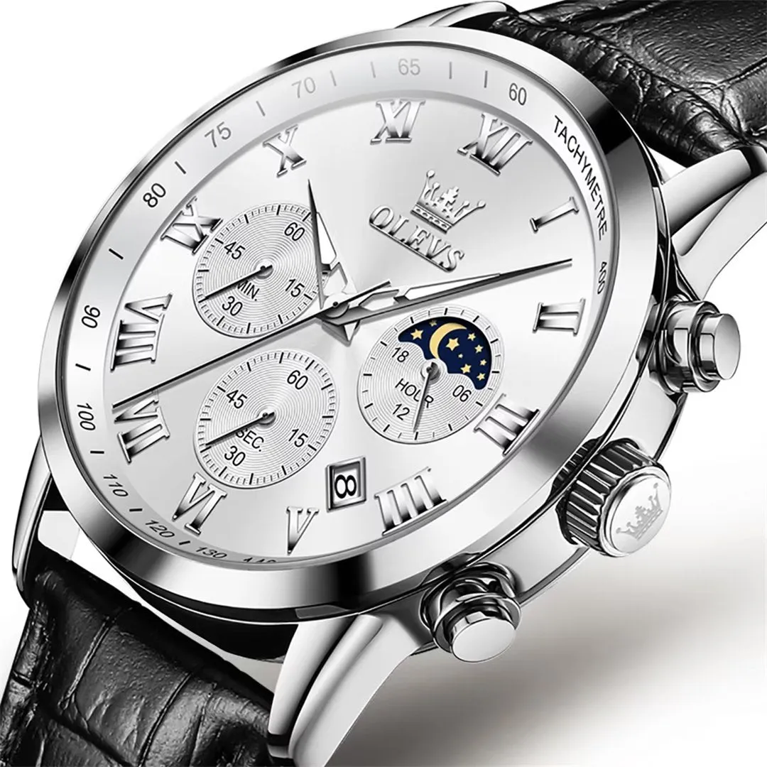 CrocLavish Genuine Leather Men’s Watch