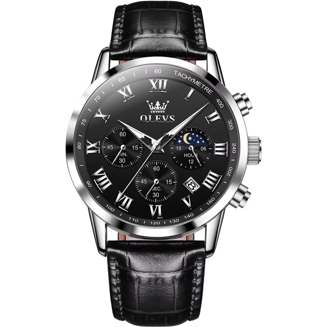 CrocLavish Genuine Leather Men’s Watch