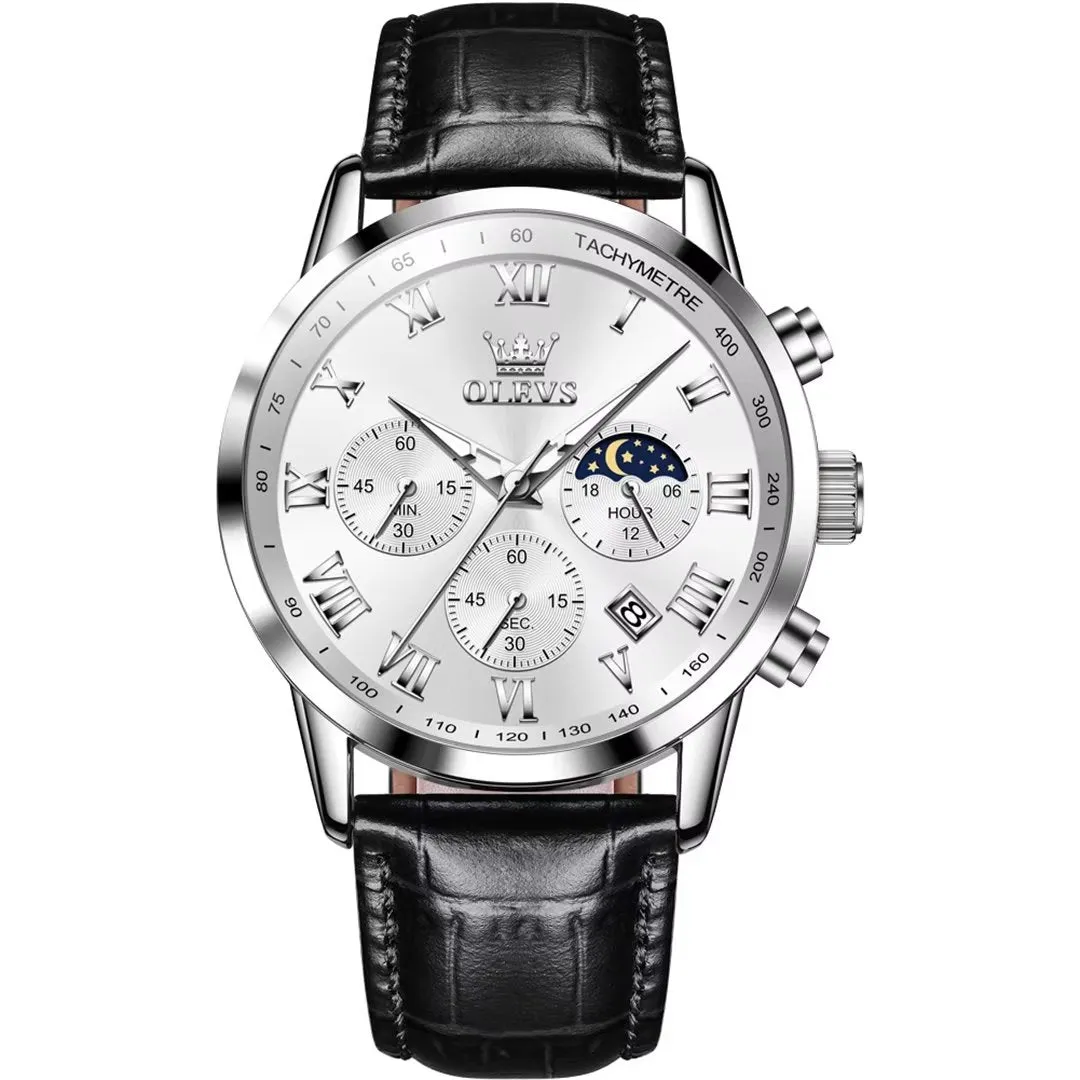 CrocLavish Genuine Leather Men’s Watch