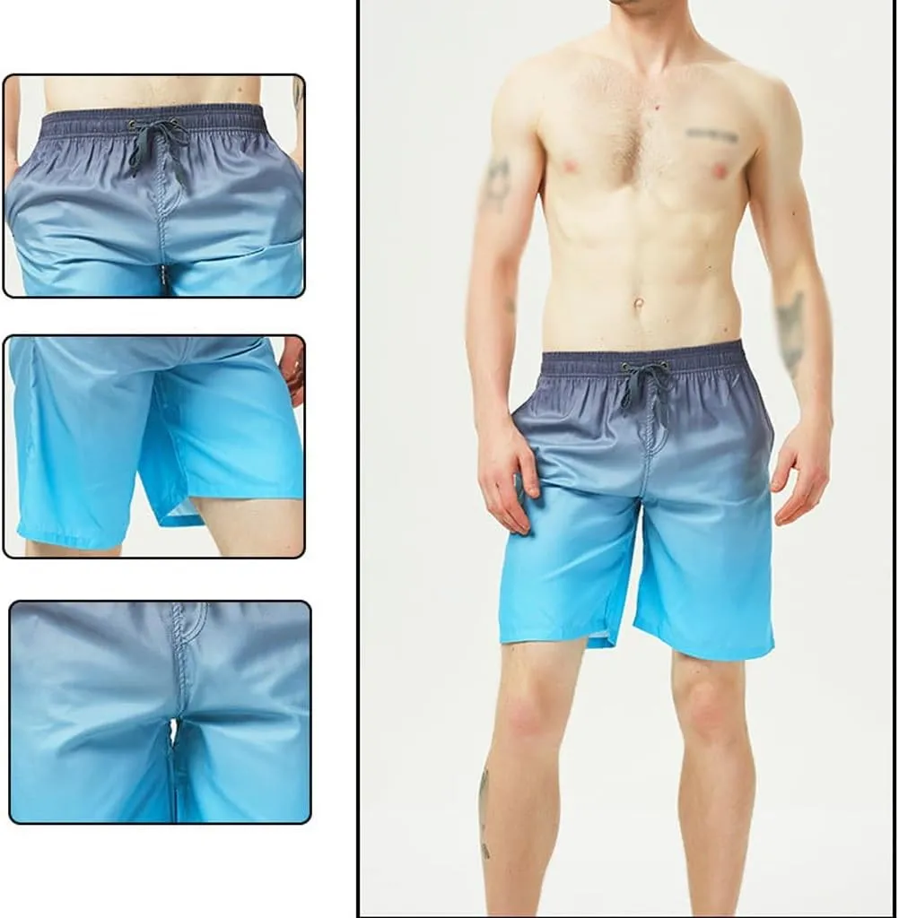 CSCDD Hot Spring Beach Pants Men's Loose Size 5/4 Pants Shorts Beach Vacation