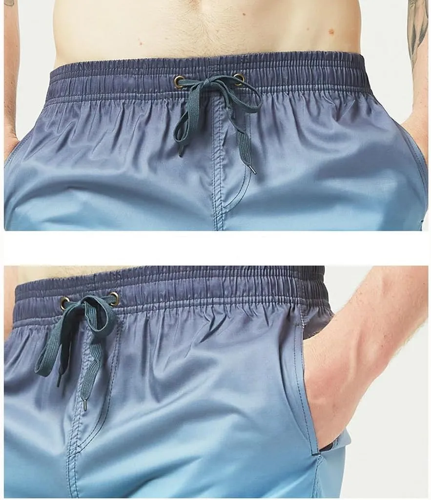 CSCDD Hot Spring Beach Pants Men's Loose Size 5/4 Pants Shorts Beach Vacation