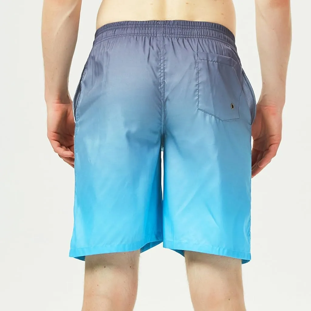 CSCDD Hot Spring Beach Pants Men's Loose Size 5/4 Pants Shorts Beach Vacation