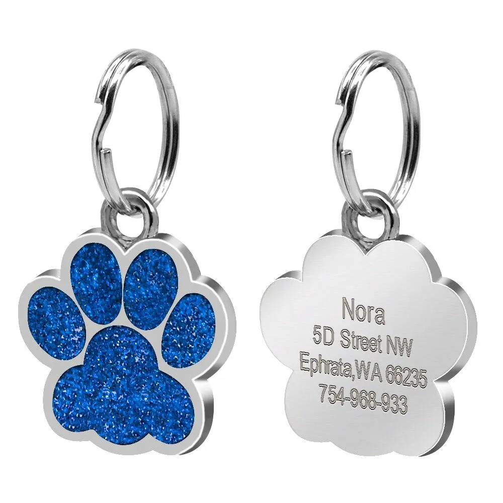 Custom Engraved Stainless Steel Dog Tag