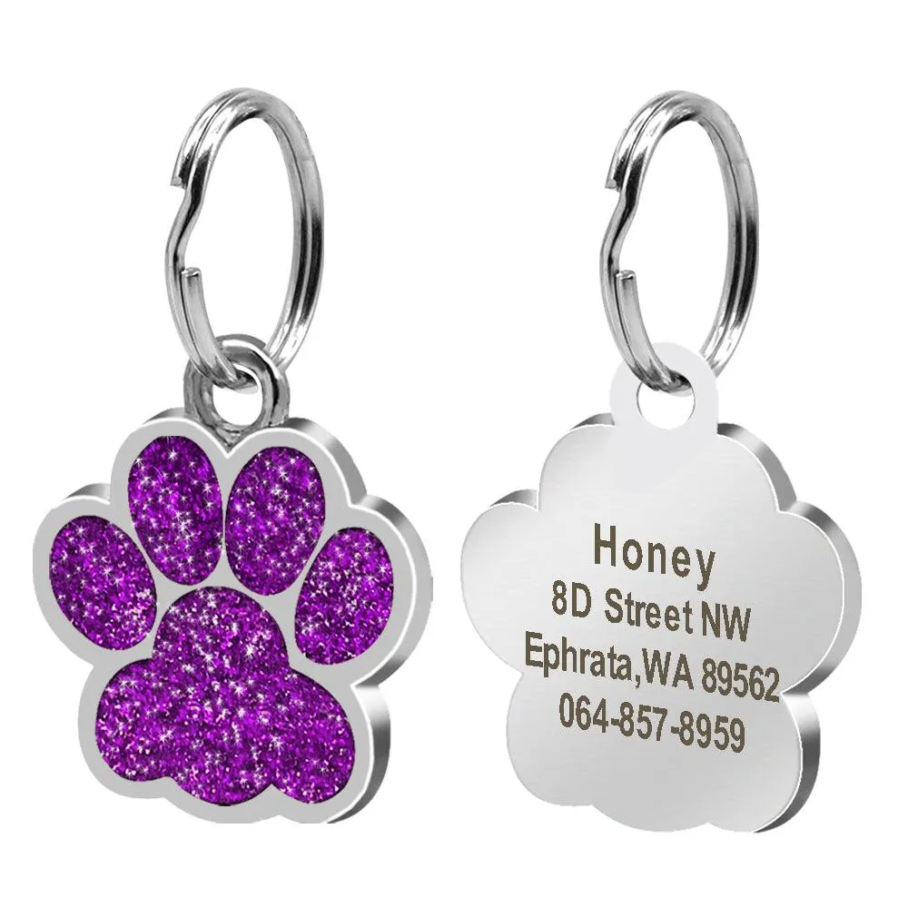 Custom Engraved Stainless Steel Dog Tag
