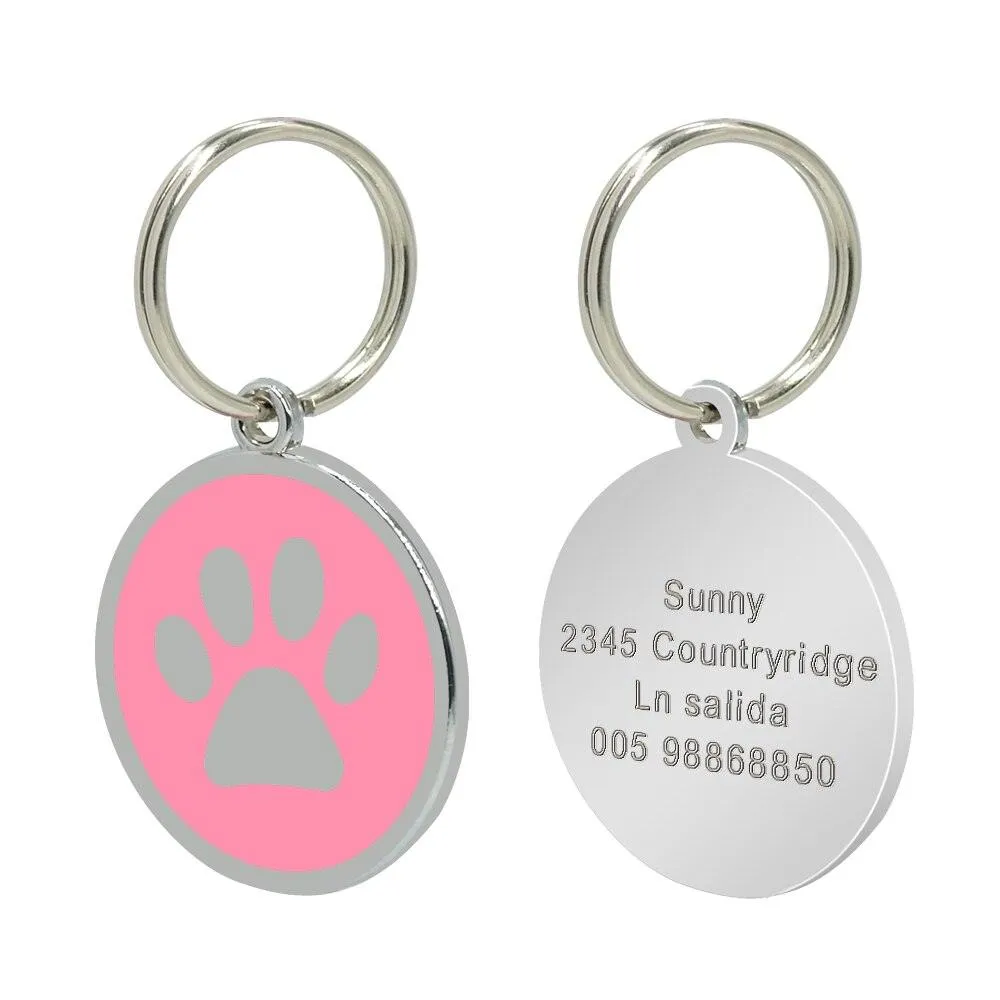 Custom Engraved Stainless Steel Dog Tag