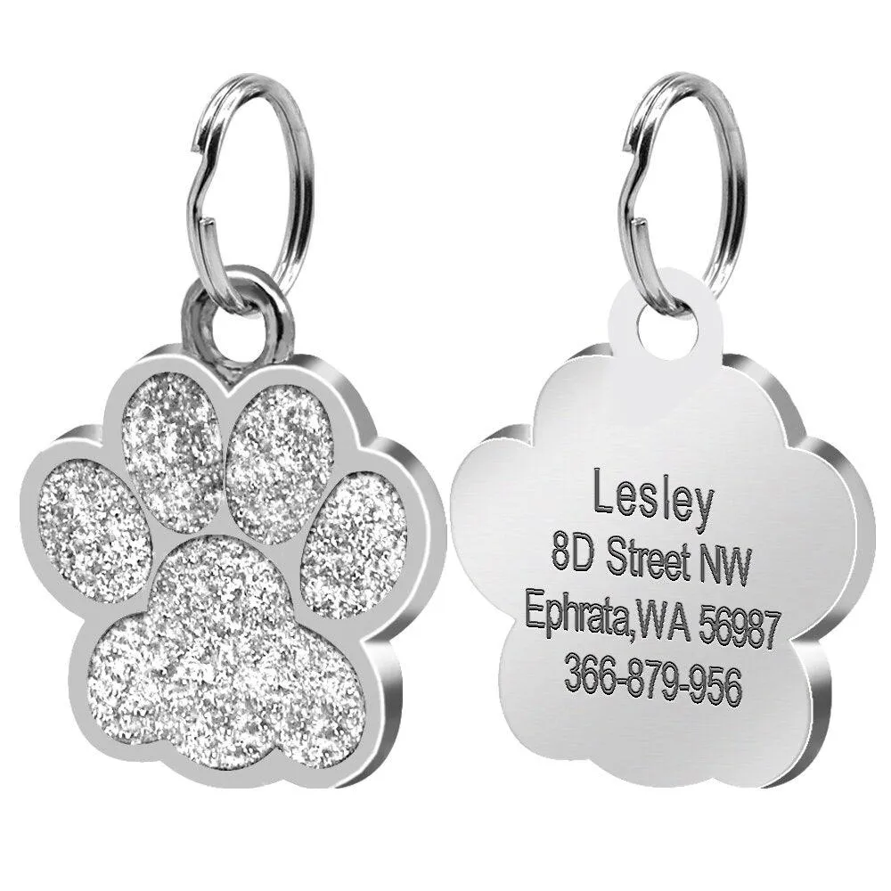 Custom Engraved Stainless Steel Dog Tag