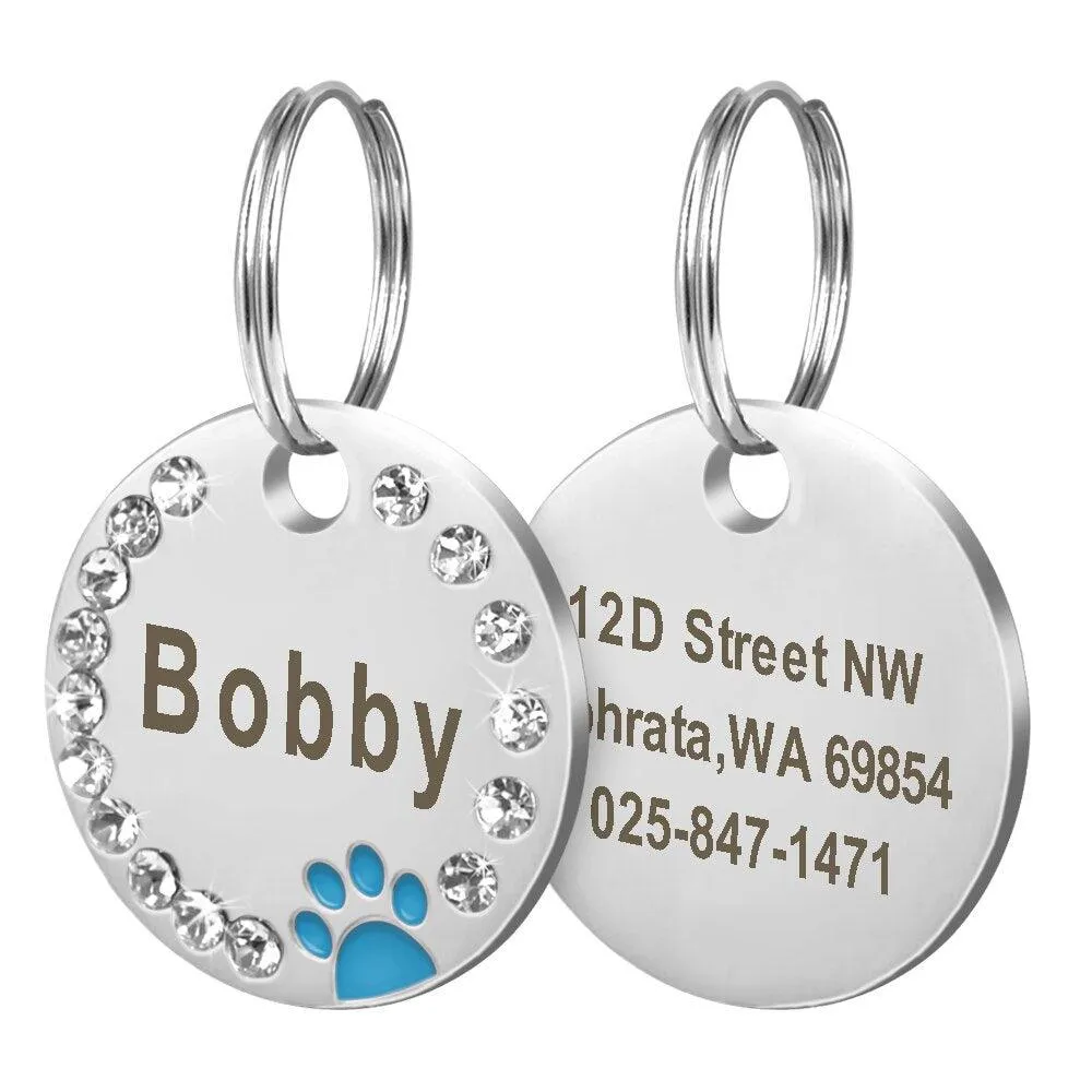 Custom Engraved Stainless Steel Dog Tag