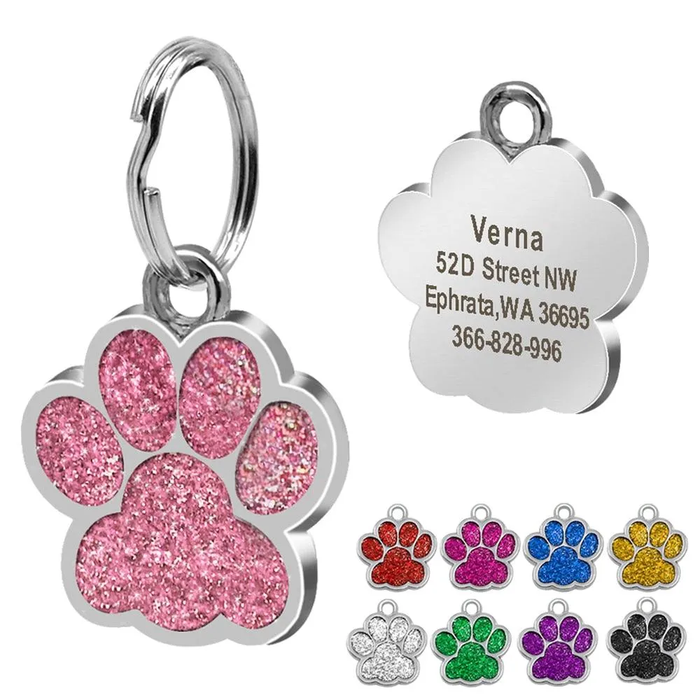 Custom Engraved Stainless Steel Dog Tag