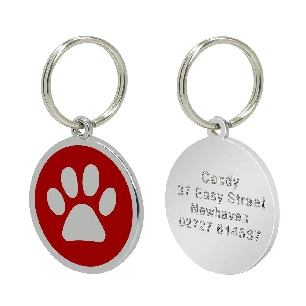 Custom Engraved Stainless Steel Dog Tag