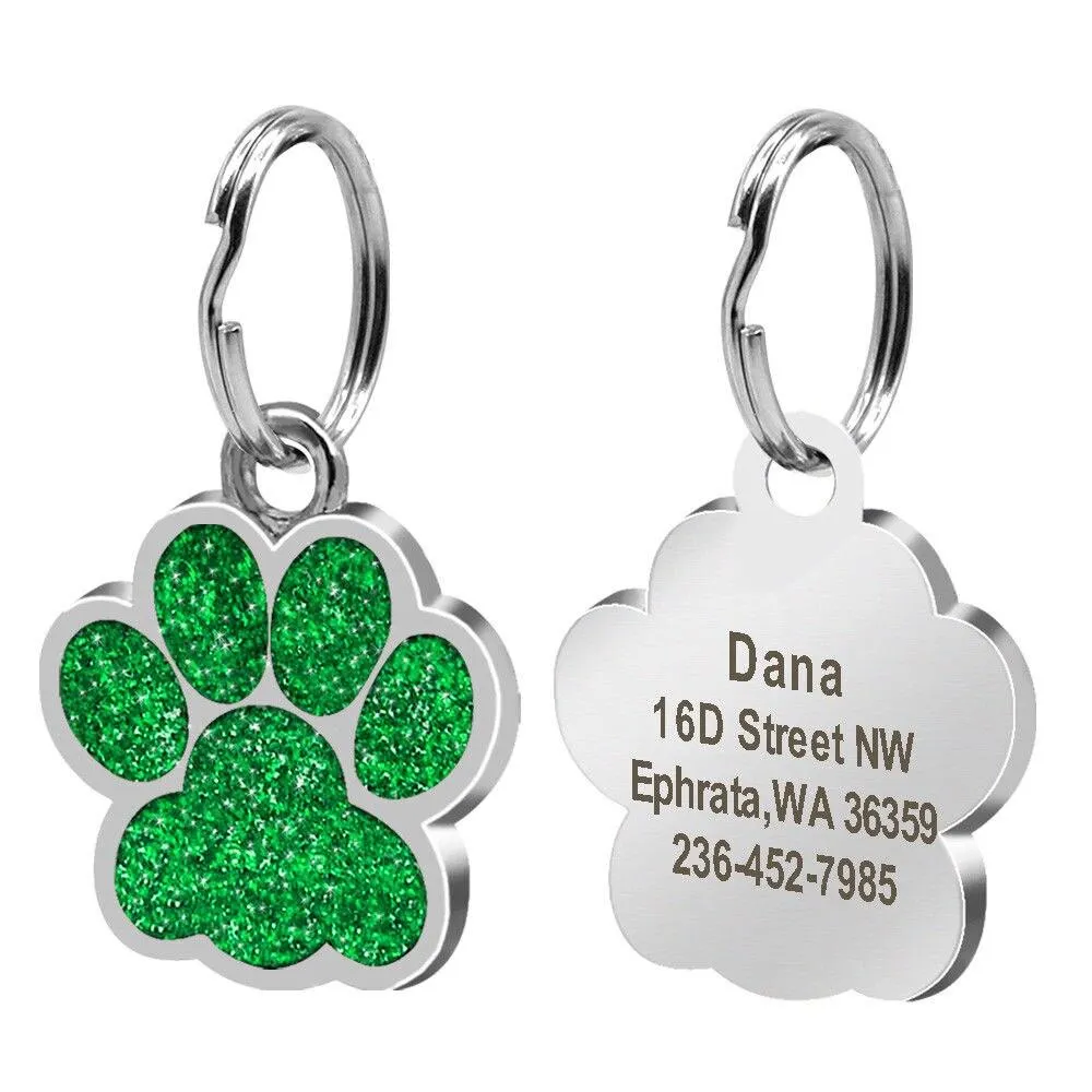 Custom Engraved Stainless Steel Dog Tag